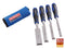 Faithfull 4 Piece Soft Grip Chisel Set in Roll