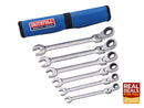 Faithfull 6 Piece Ratchet Combination Spanner Set