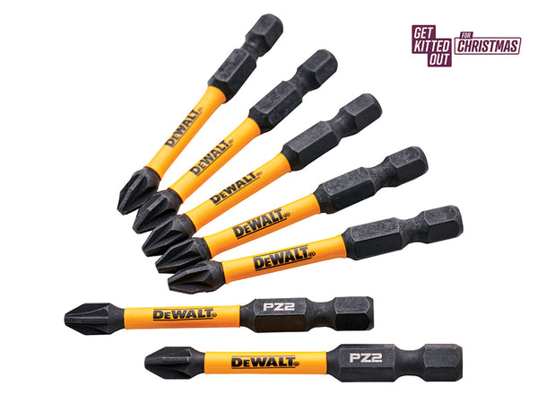 DeWalt 5+2 PZ2 Screwdriver Bit Pack