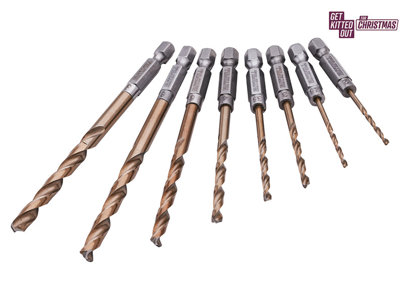  Faithfull Quick Change Impact Driver Drill Bit Set