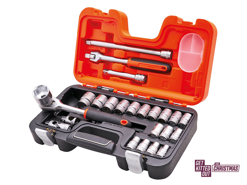 Bahco 1/2in Drive Socket Set 24 Piece