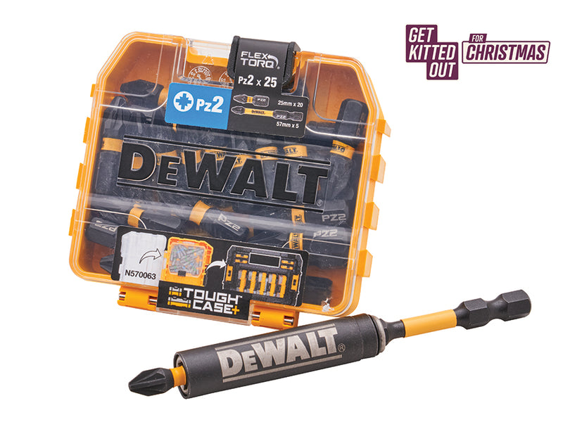 DeWalt PZ2 Screwdriver Bit Pack & Bit Holder