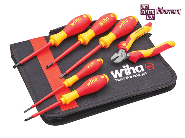 Wiha Electrician's VDE Screwdriver & Plier Set