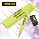 Komelon Carpenter's Pencils & Sharpener Set – 10 HB Pencils