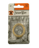 X No.1 Brass Picture Wire 3m