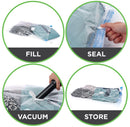 Everyday by Wilsons Flat Vacuum Storage Bags X-Large 55 x 90cm 2 pack