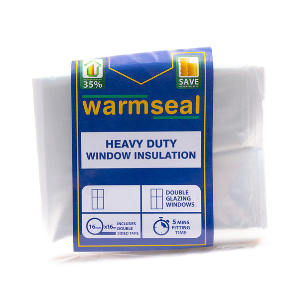 Warmseal Y80901 Heavy Duty Film Window Insulation 9m2