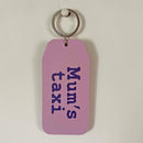 Mum's Taxi Wooden Keyring