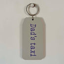 Dad's Taxi Wooden Keyring