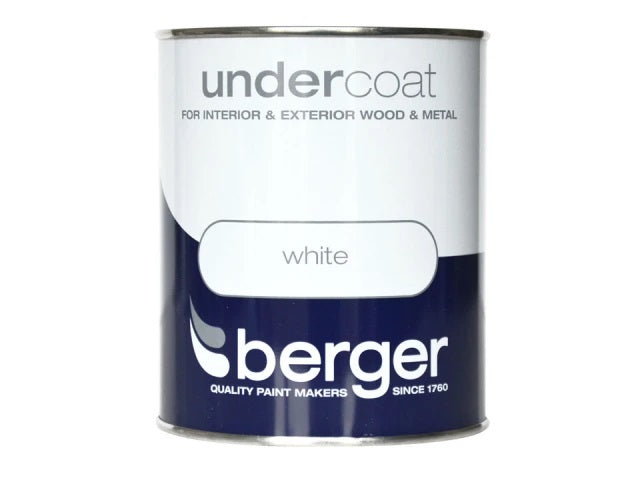 Berger Undercoat White 750ml 5089640