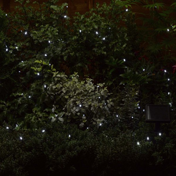 Smart Garden Solar 100 Cool White LEDs String Lights