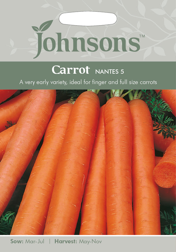 Johnsons 120992 Daucus carota - Carrot Nantes 5