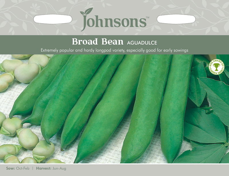 Johnsons 120998 Vicia faba - Broad Bean Aguadulce