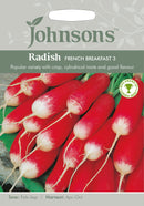 Johnsons Seeds Raphanus sativus - Radish French Breakfast 3
