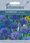 Johnsons Seeds Cornflower Double Blue