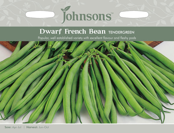 Johnsons 121020 Phaseolus vulgaris - Dwarf Bean Tendergreen - French Bean