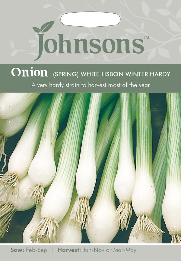 Johnsons 121027 Allium cepa - Onion (Spring) White Lisbon