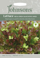 Johnsons 121047 Lactuca sativa - Lettuce Red & Green Salad Bowl Mixed