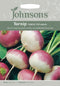 Johnsons 121049 Brassica rapa Rapifera - Turnip Purple Top Milan