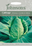 Johnsons 121050 Brassica oleracea Capitata - Cabbage Offenham 2 (Flower of Spring)