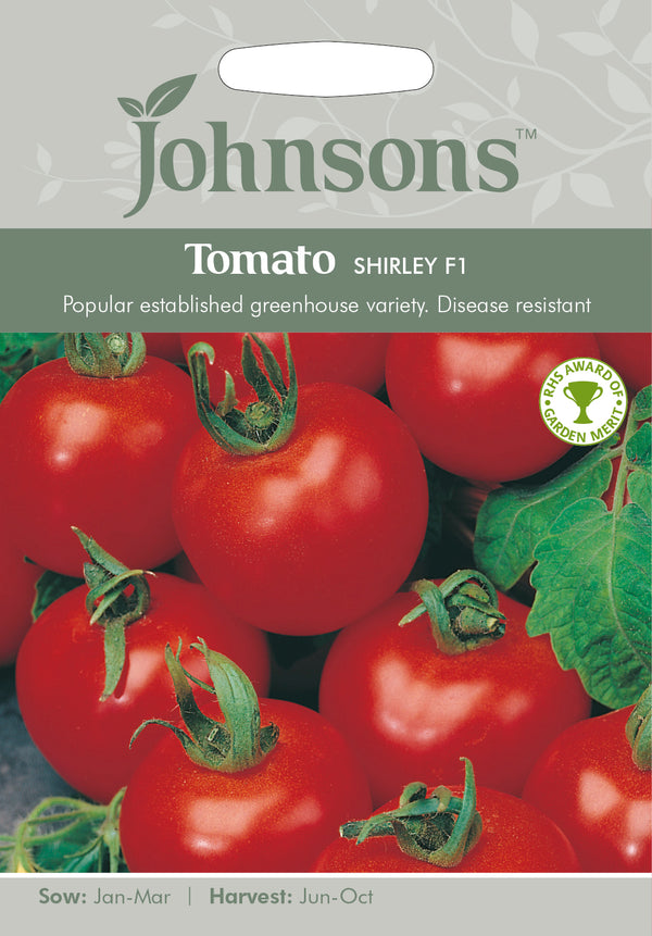 Johnsons 121054 Lycopersicon lycopersicum - Tomato Shirley F1