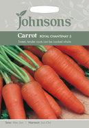 Johnsons 121067 Daucus carota- Carrot Royal Chantenay 3