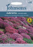 Johnsons Seeds Aubrietia x cultorum - Aubrietia Cascade Mixed