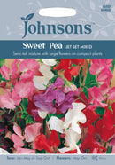 Johnsons Seeds Lathyrus odoratus - Sweet Pea Jet Set Mixed