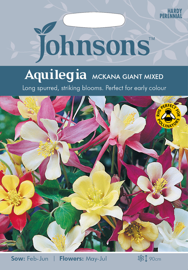 Johnsons Seeds Aquilegia. vulgaris - Aquilegia McKana Giant Mixed