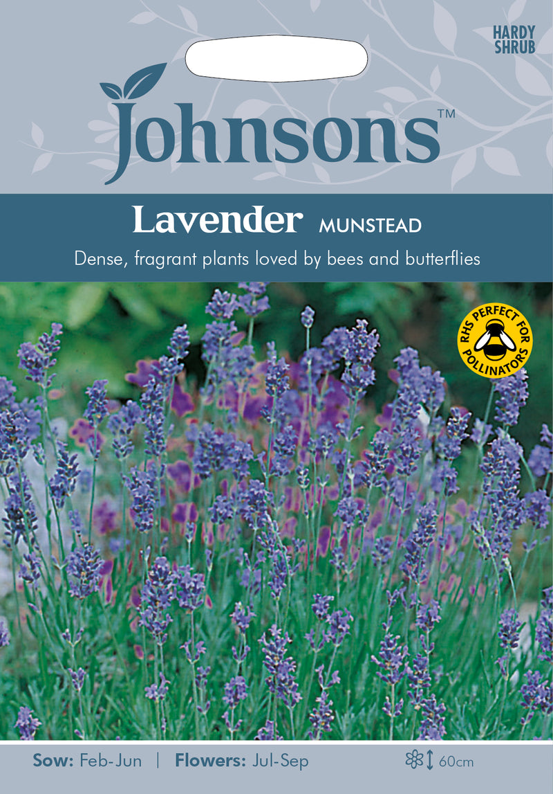 Johnsons Seeds Lavandula angustifolia - Lavender Munstead