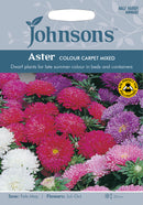 Johnsons Seeds Aster Colour Carpet Mixed