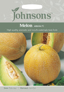 Johnsons 123585 Cucumis melo - Melon Arava F1