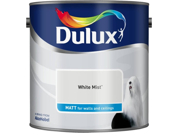 Dulux 5091854 Rich Matt White Mist 2.5L