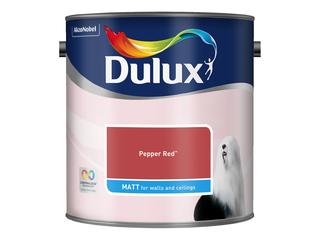 Dulux 5293072 Rich Matt Pepper Red 2.5L