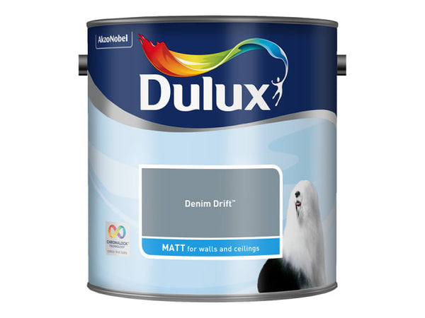 Dulux Matt Emulsion Paint - Denim Drift - 2.5L | Wickes.co.uk