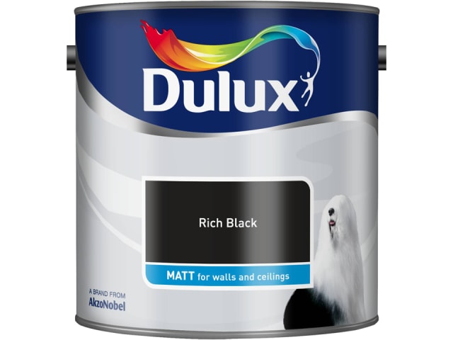 Dulux 5158800 Rich Matt Rich Black 2.5L