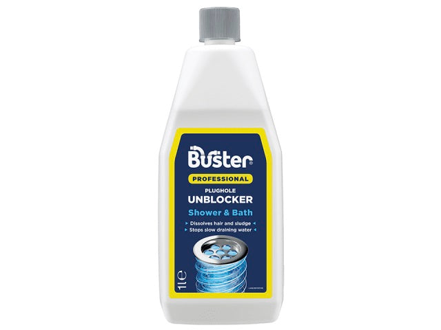 Buster 06157/A Pro Shower & Bath Unblocker 1L