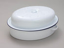 Falcon Oval Roaster White 26cm