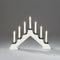 Konst Smide 7 Bulb White Candle Bridge Christmas Lights
