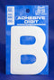 3 Inch Digit Letter B White Self Adhesive Vinyl