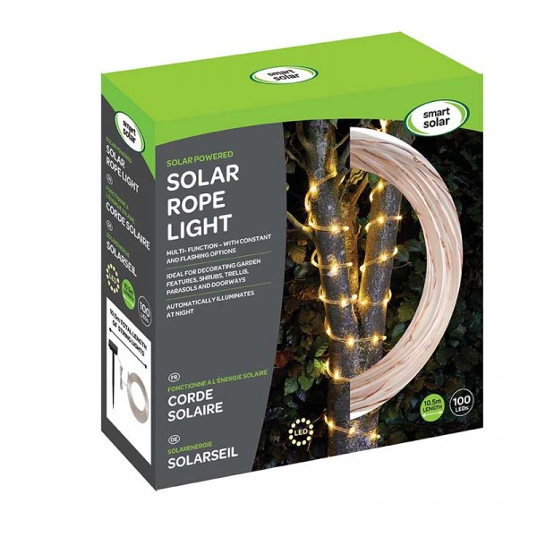 Smart Garden Solar Powered Solar Rope Light