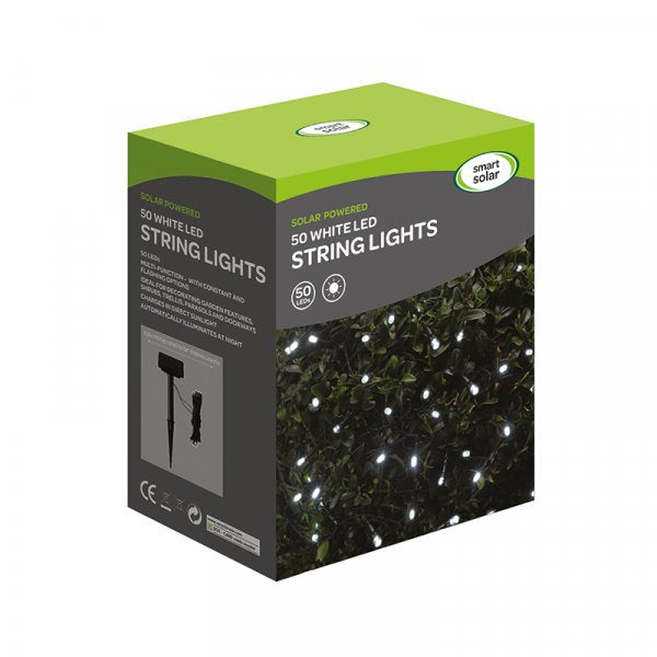 Smart Garden Solar Strings 50 Cool White LEDs 1060020RP
