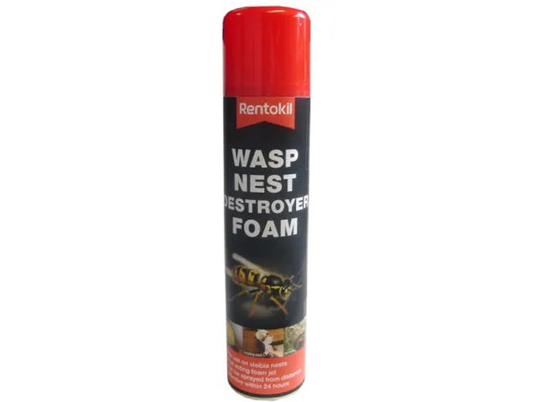 Rentokil PSW97 Wasp Destroy Foam Aerosol 300ml