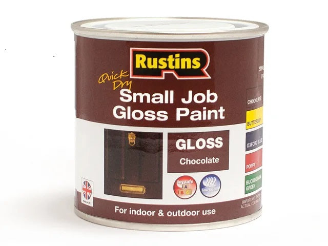 Rustins Quick Dry Small Job Gloss Chocolate 250ml