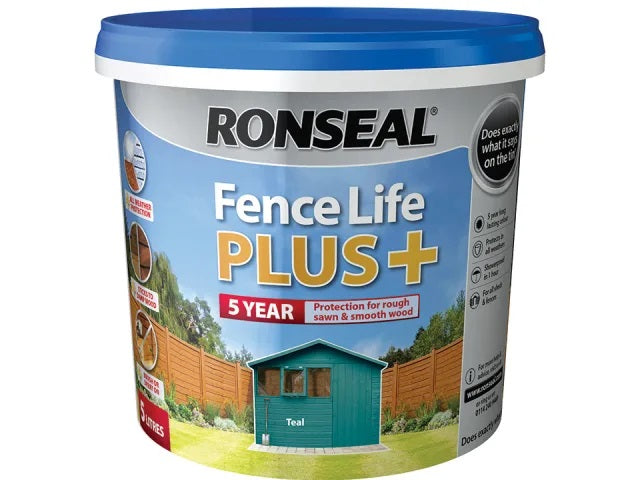 Ronseal Fence Life Plus Teal 5 Litres