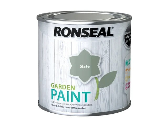 Ronseal Garden Paint Slate 250ml 	37384