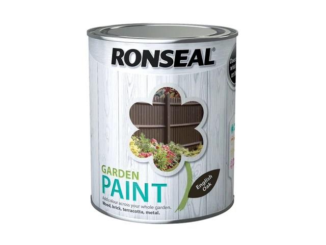 Ronseal Garden Paint English Oak 750ml 37405