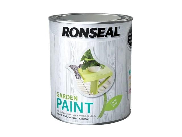 Ronseal Garden Paint Lime Zest 750ml 