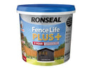 Ronseal Fence Life Plus + Tudor Black Oak 5 Litres