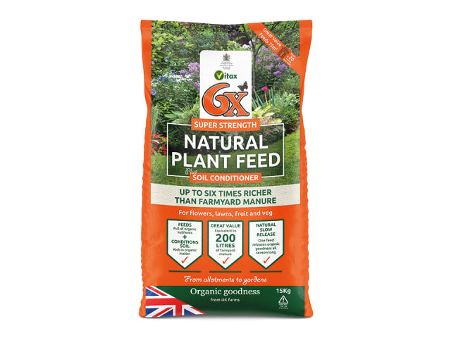 Vitax GX Super Strength Natural Plant Feed Soil Conditioner 15kg